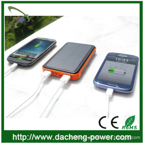 2.1A 4 LED indicators waterproof solar charger 10000mAH with CE ROHS certification